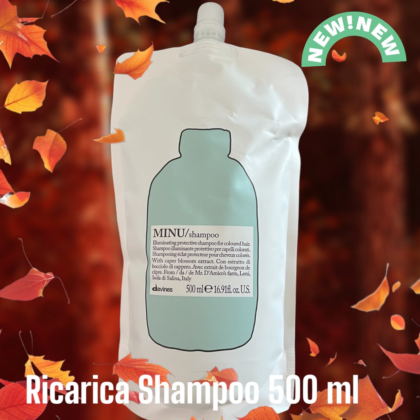 DAVINES REFILL RICARICA SHAMPOO MINU 500 ML