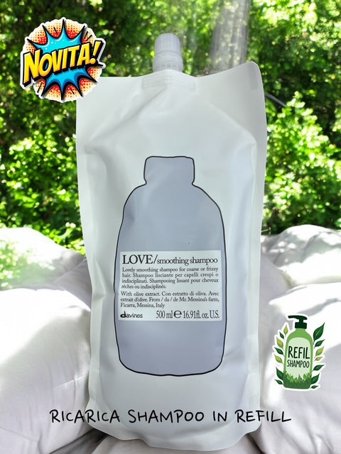 DAVINES REFILL SH. SMOOTHING 500 ML