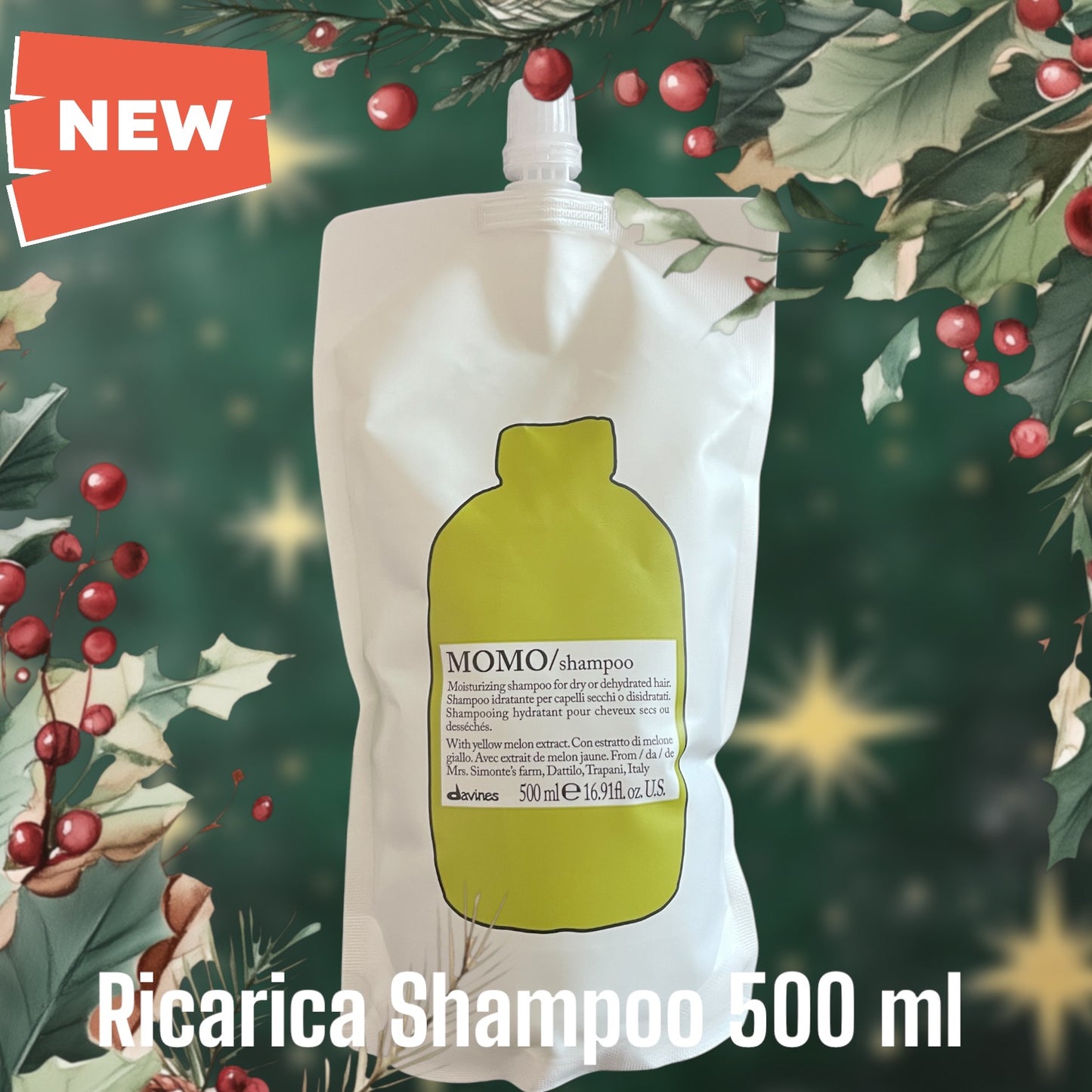 DAVINES REFILL RICARICA SHAMPOO MOMO 500 ML
